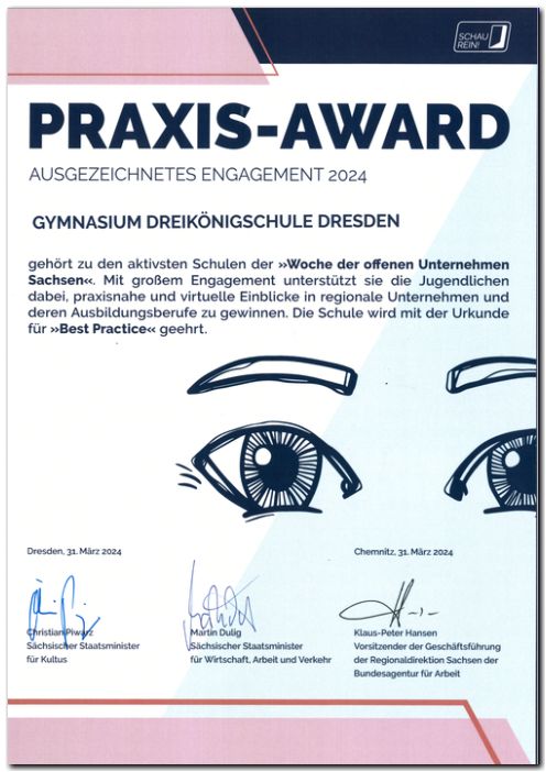 Schau rein Praxis Award 2024 k